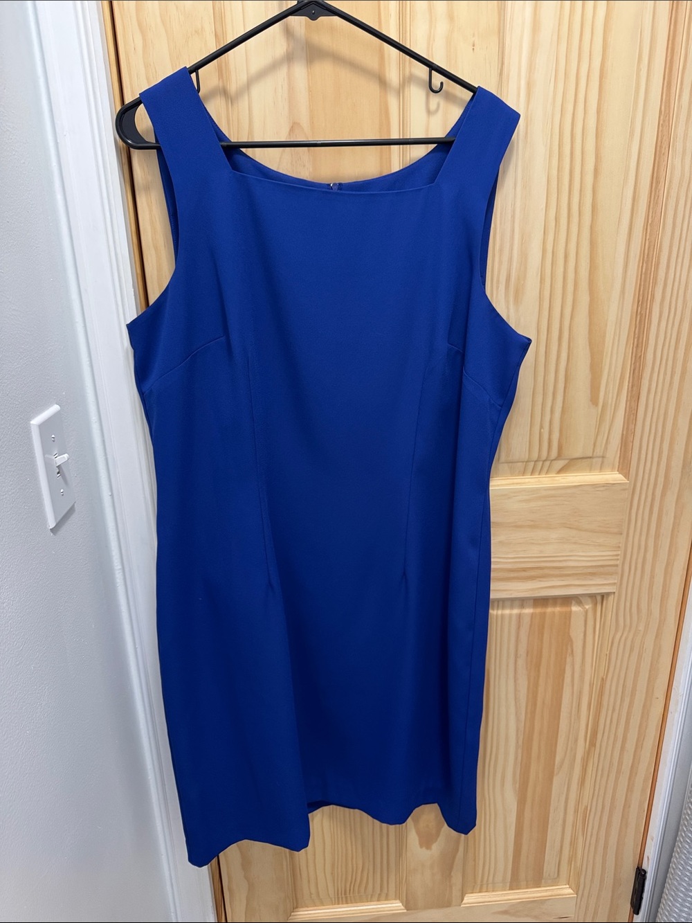 Sag Harbor Sleeveless Cobalt Blue Shift Dress